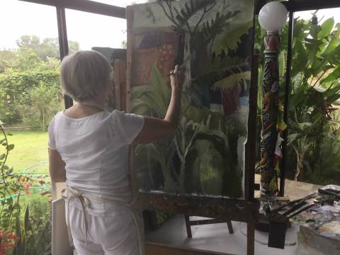 Visit to Elsie Evans Art Retreat. Thailand.March-18