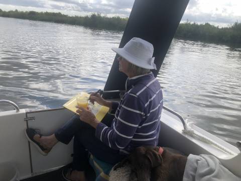 Painting on Norfolk Broads